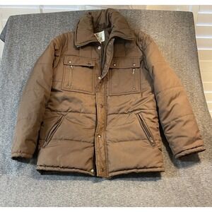 Fieldmaster Heavy Jacket Zip/Button Up Men's Regular Medium Winter Padded 38/40